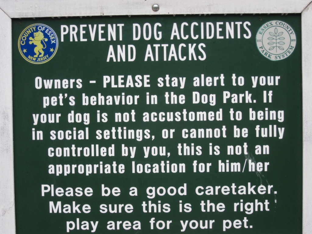 dog park rules Please stay alert!