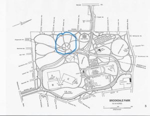 Map of dog park